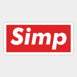 Simp Sticker